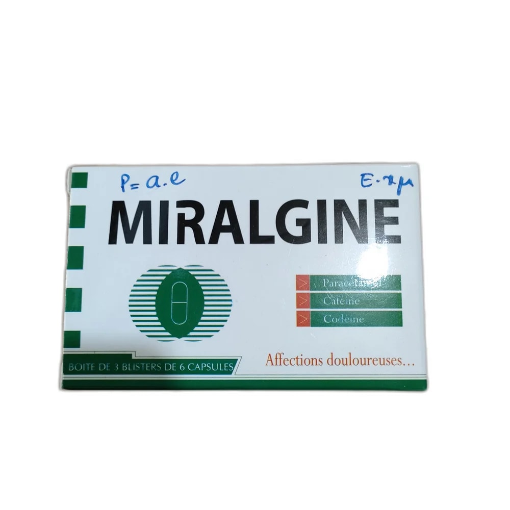 Miralgine 400 mg / 62.5 mg / 20 mg - Reachvong Pharmacy