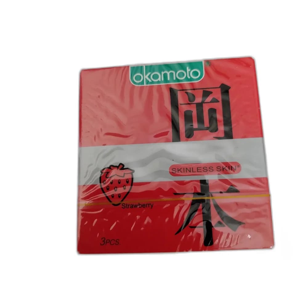 Okamoto Skinless Skin Strawberry 53±2 mm width