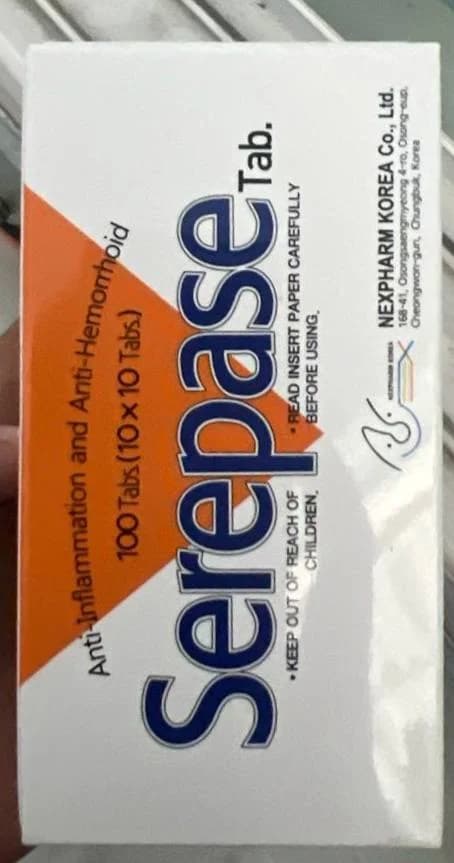 Serepase Serratiopeptidase