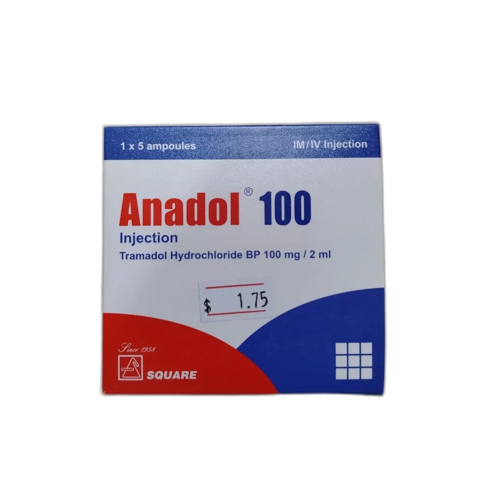 Anadol 100 mg / 2 ml - PHARMACIE LA BELLE PHARMA