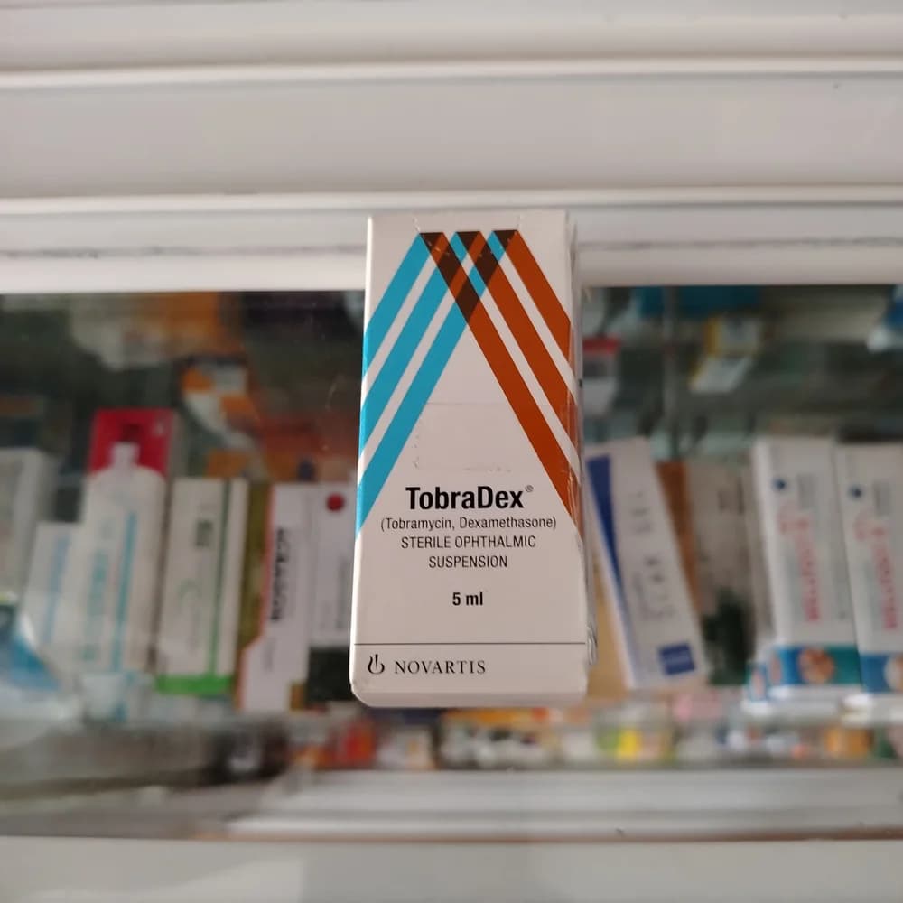 TobraDex Tobramycin 3 mg/mL + dexamethasone 1 mg/mL