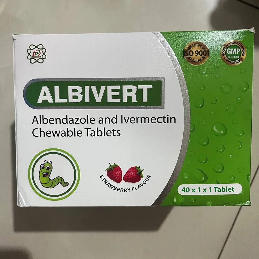 Albivert 400 mg / 12 mg chewable tablets - PHARMCY ARUN REAS