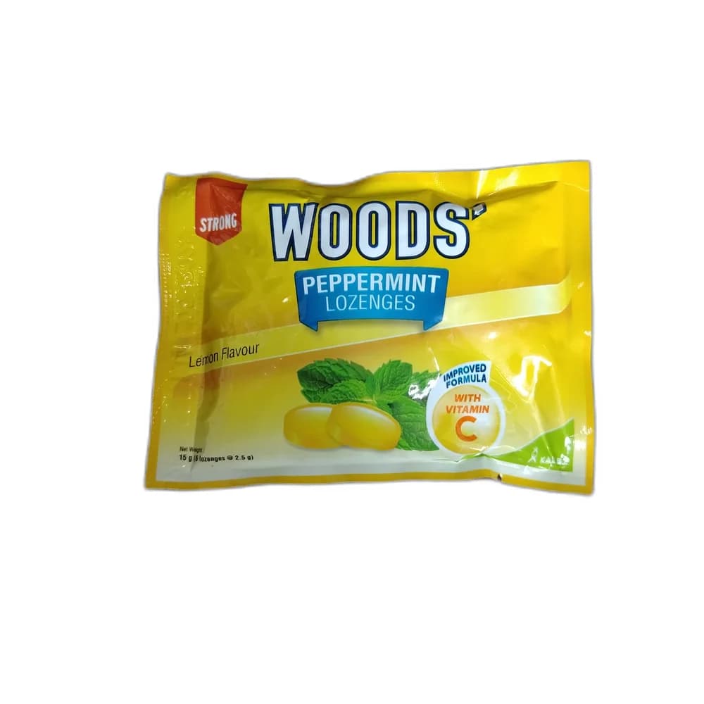 Woods' Peppermint Lozenges Lemon