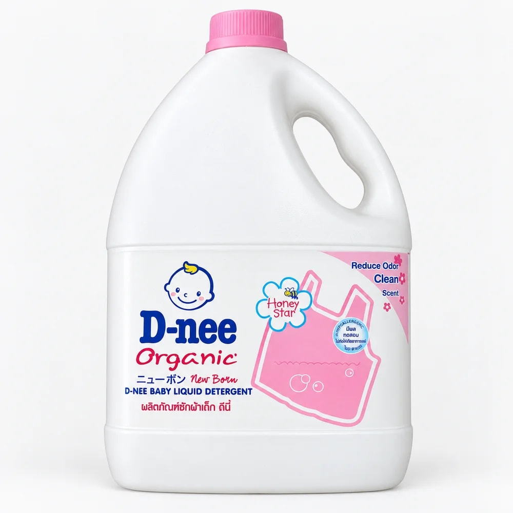D-nee Organic New Born Honey Star Baby Liquid Detergent 3000 mL - PHARMCY ARUN REAS