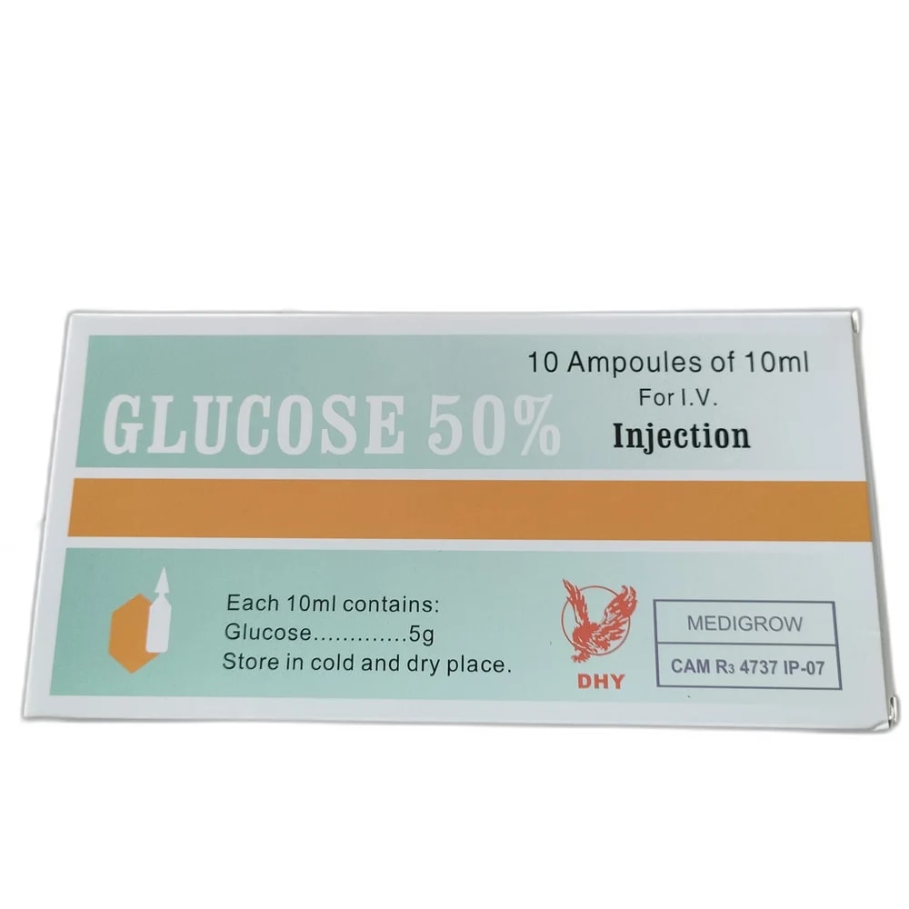 Glucose 50% Injection 5 g / 10 mL - SUKHA PHARMACY