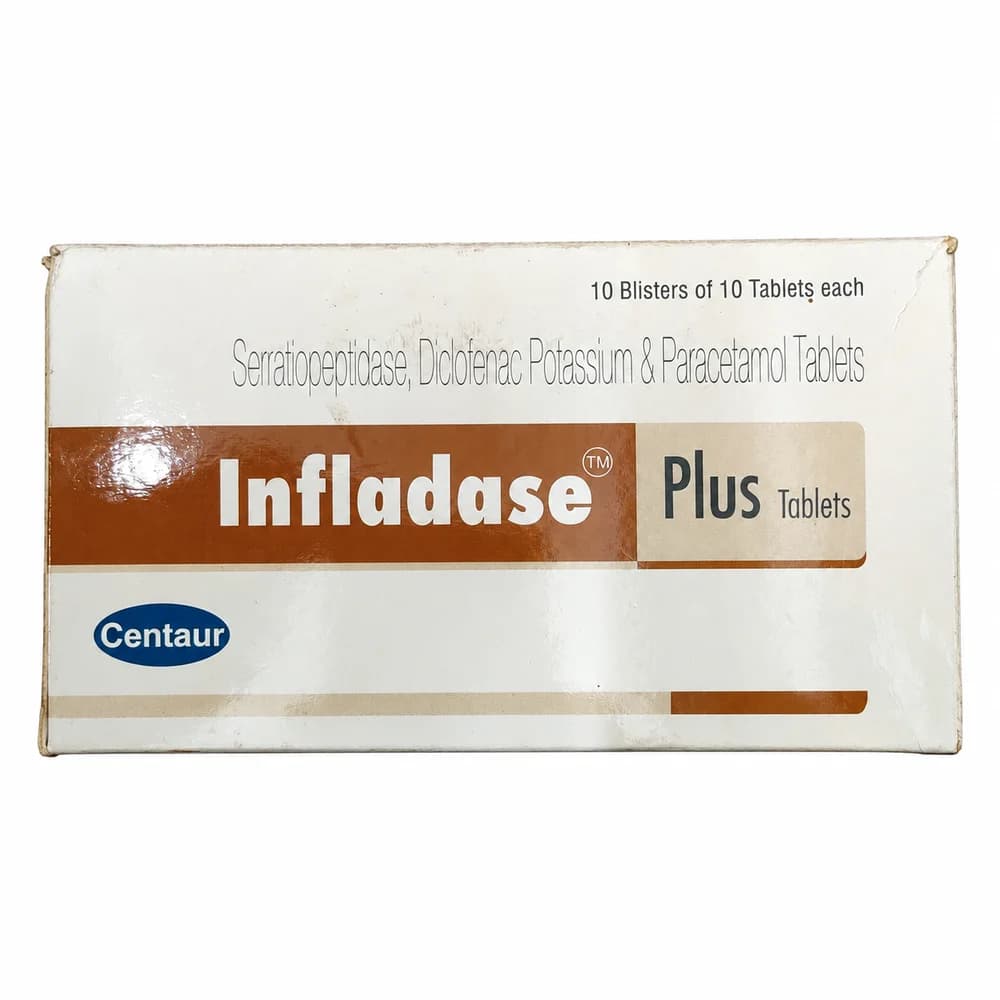Infladase Plus 10 mg / 50 mg / 500 mg