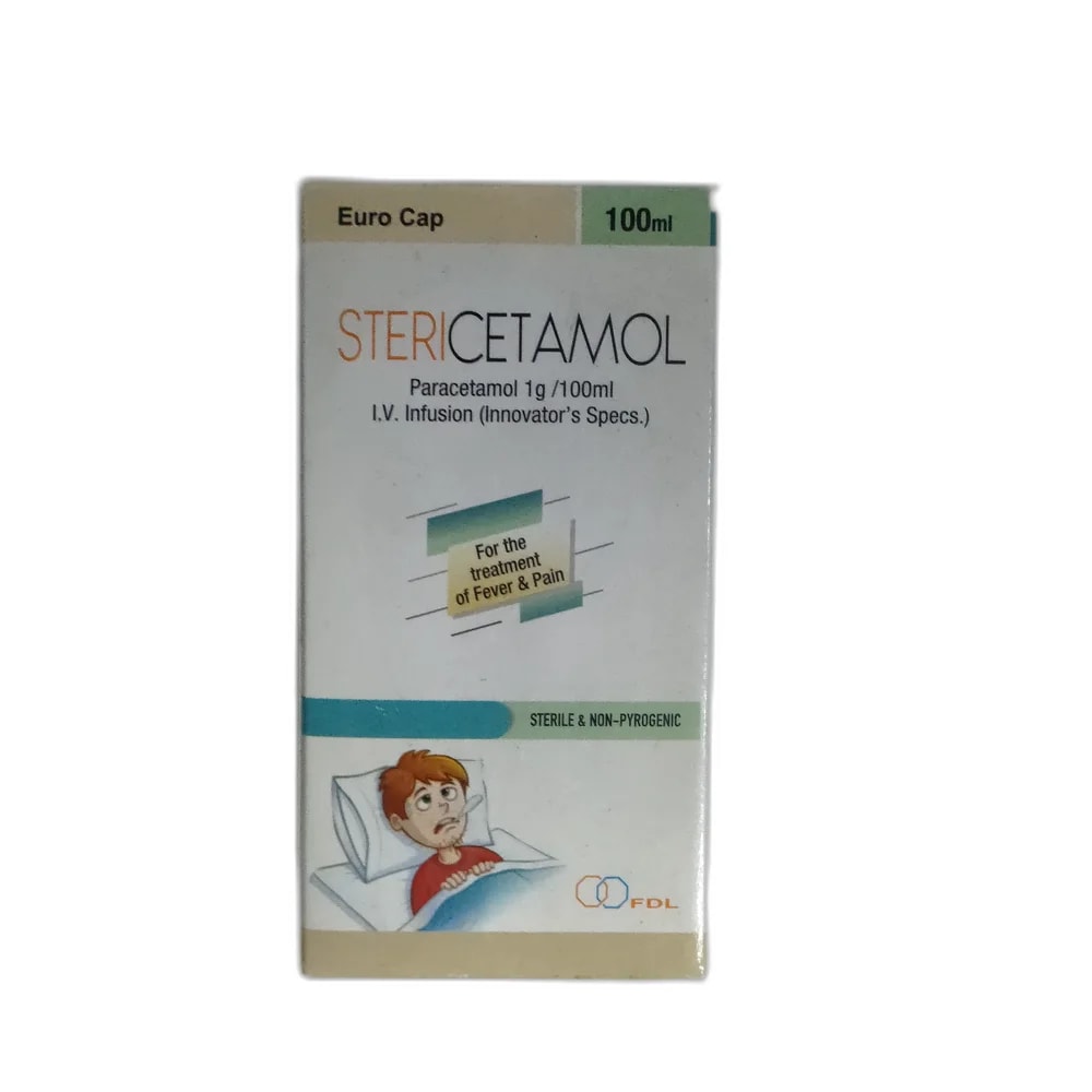 Stericetamol 1 g / 100 ml - PHARMACIE PORNLEU PICH