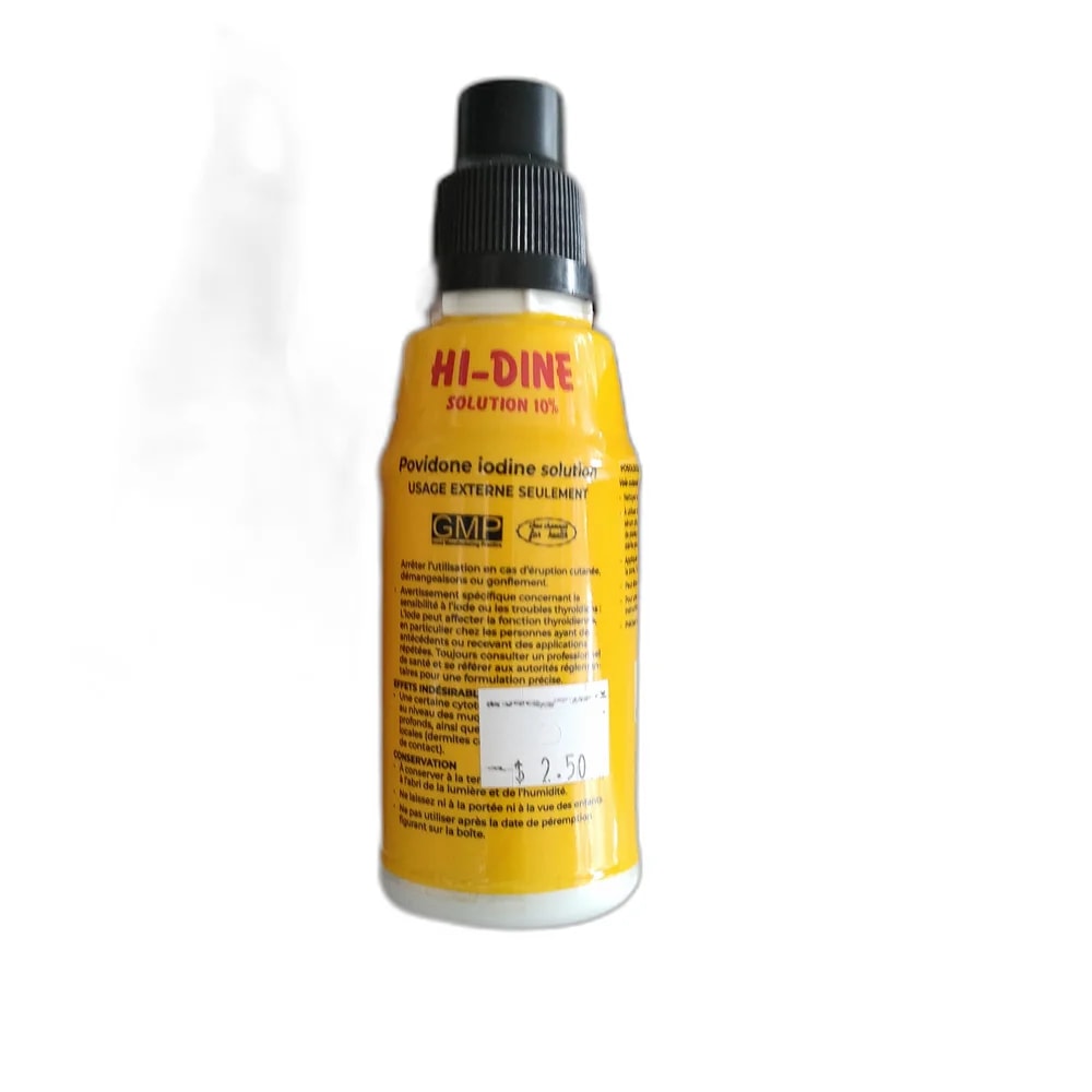 Hi-Dine 10%, 125 mL - SUKHA PHARMACY