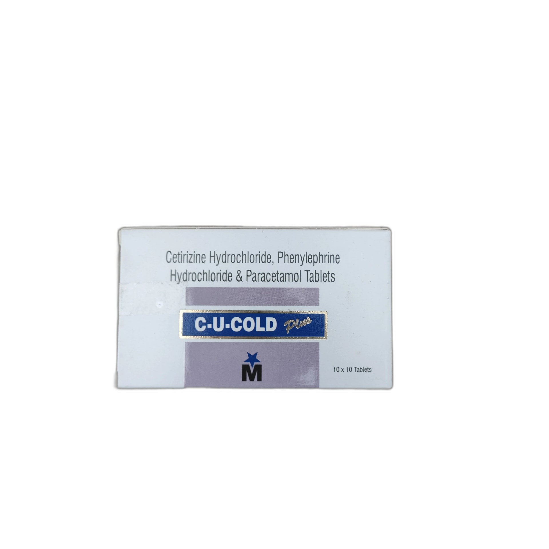 C-U-Cold Plus Cetirizine HCl 5mg + Phenylephrine HCl 5mg + Paracetamol 500mg - PHARMARCY DARA RAKSMEY KOK CHAMBOK