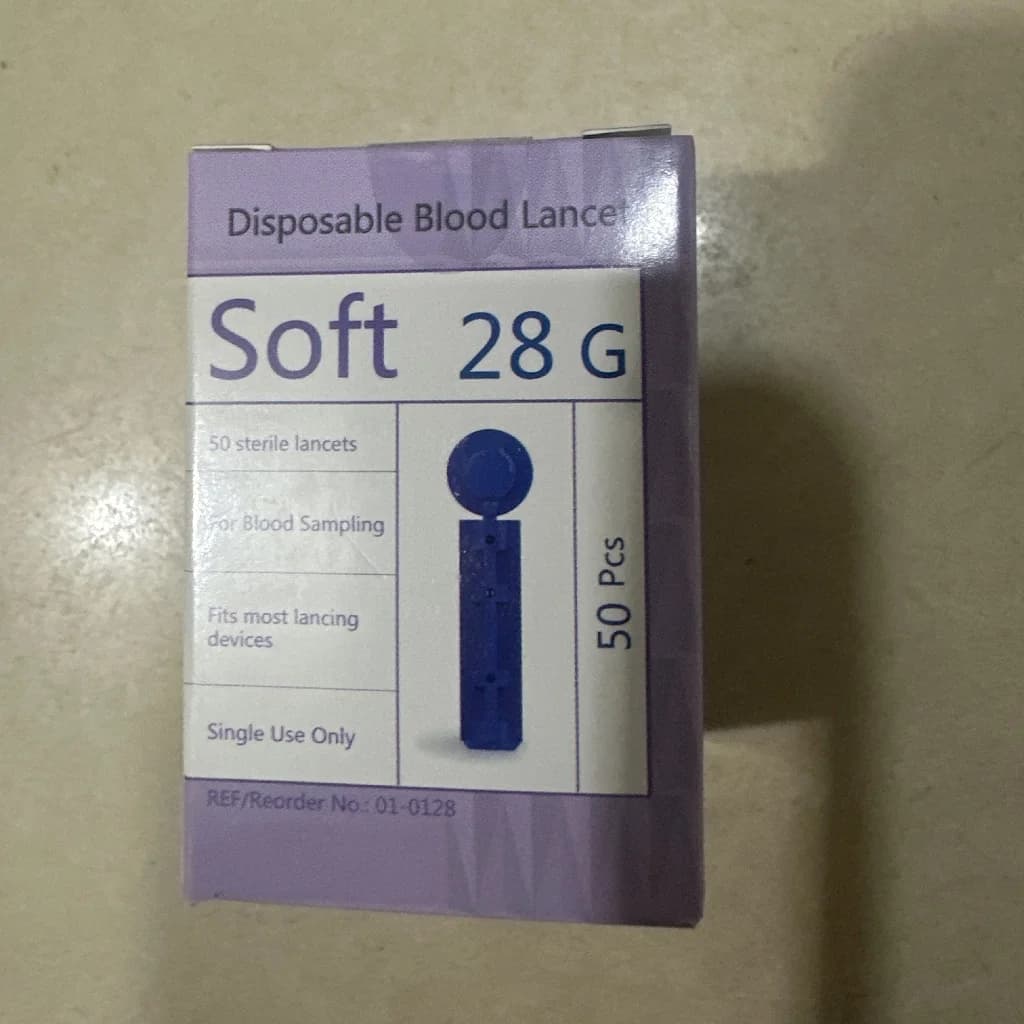 Soft 28G ( disposable blood lancet)