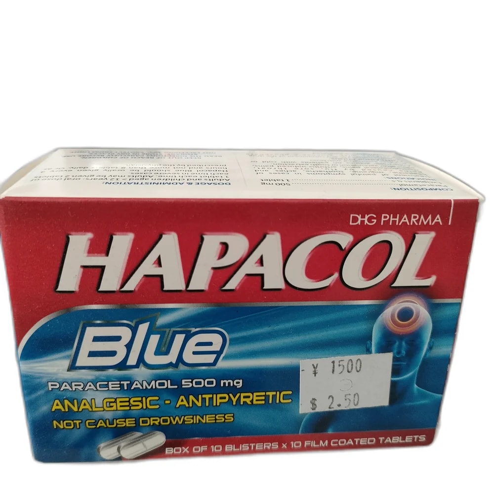 Hapacol Blue 500 mg - PHARMACY PONLEU AOSOT