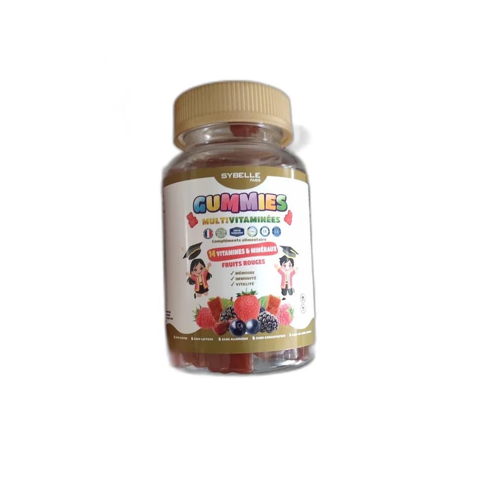 Sybelle Paris Gummies Multivitaminées 14 vitamins and minerals