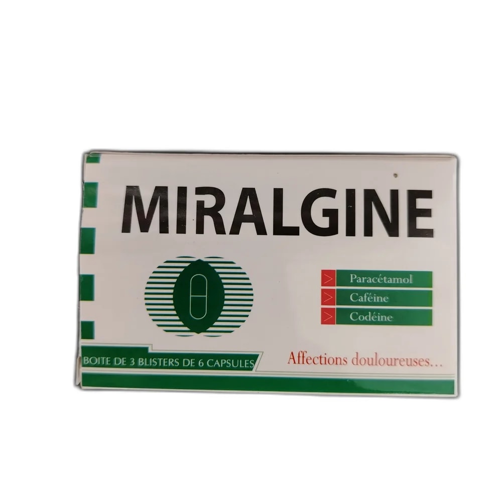 Miralgine 400 mg / 62.5 mg / 20 mg - PHARMACIE RATANAK