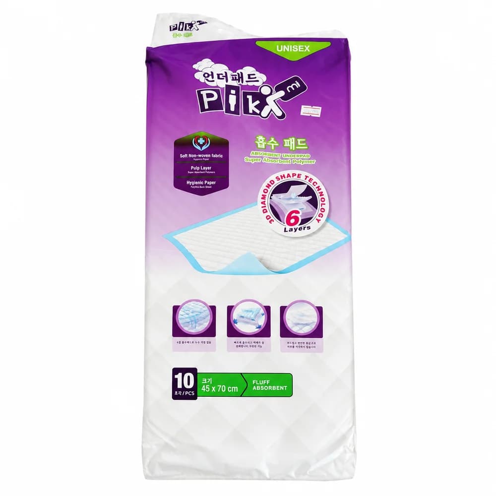 PiKo mi Absorbent Underpads 45 x 70 cm