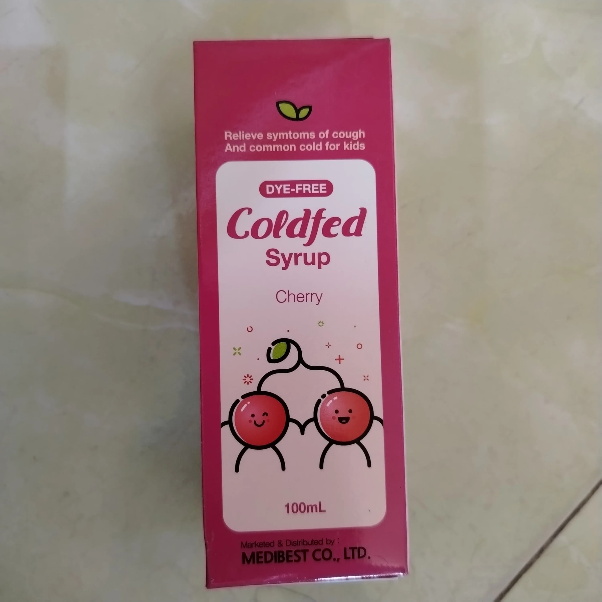 Coldfed Syrup Cherry 100 mL - Phal Cham Rouen