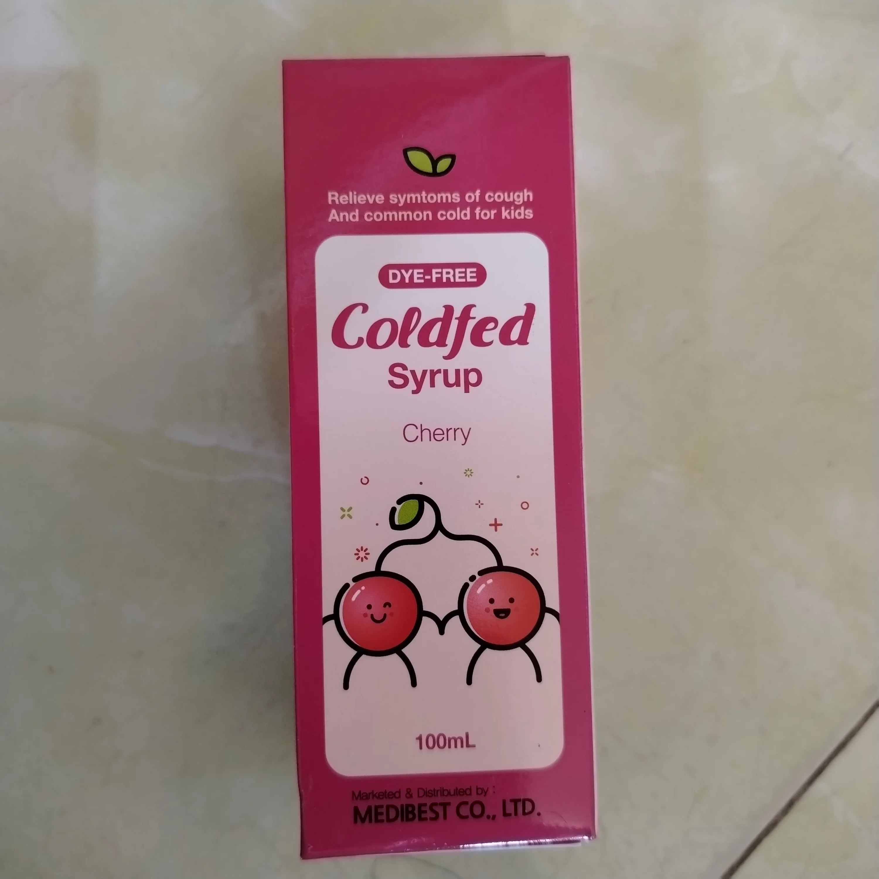 Coldfed Syrup Cherry 100 mL - Phal Cham Rouen