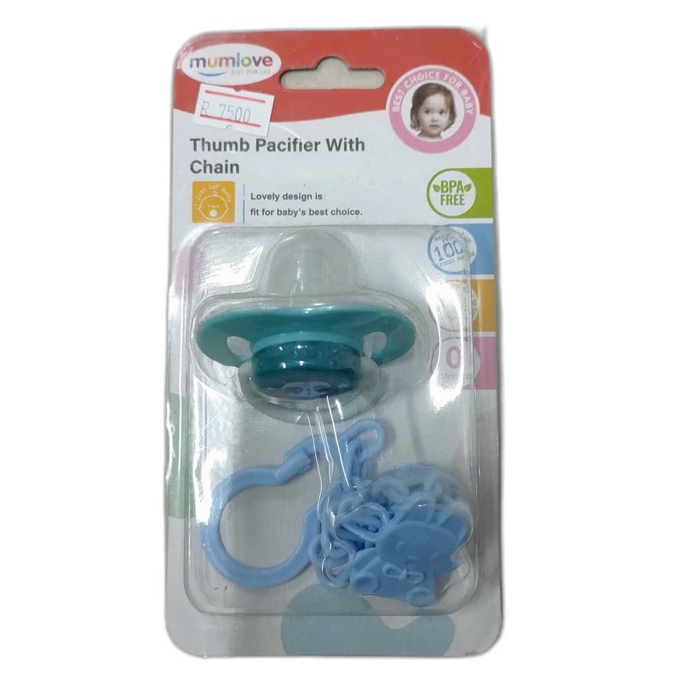 Mumlove Thumb Pacifier With Chain