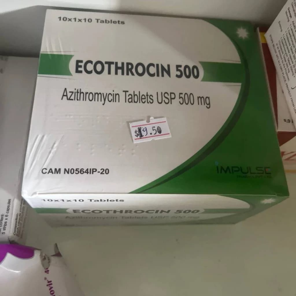 ECOTHROCIN 500 Azithromycin USP 500 mg