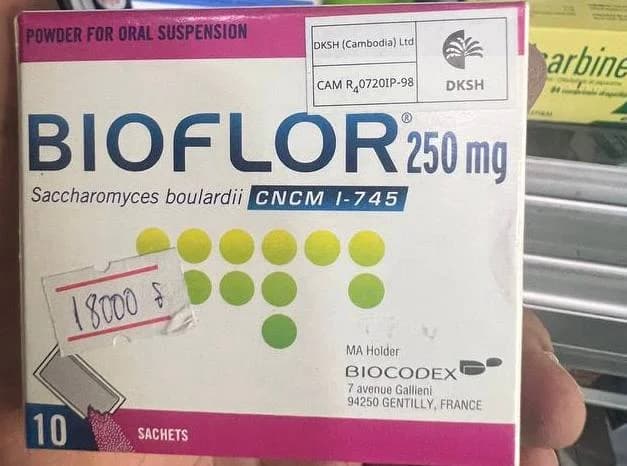 Bioflor 250mg Saccharomyces boulardii 250mg
