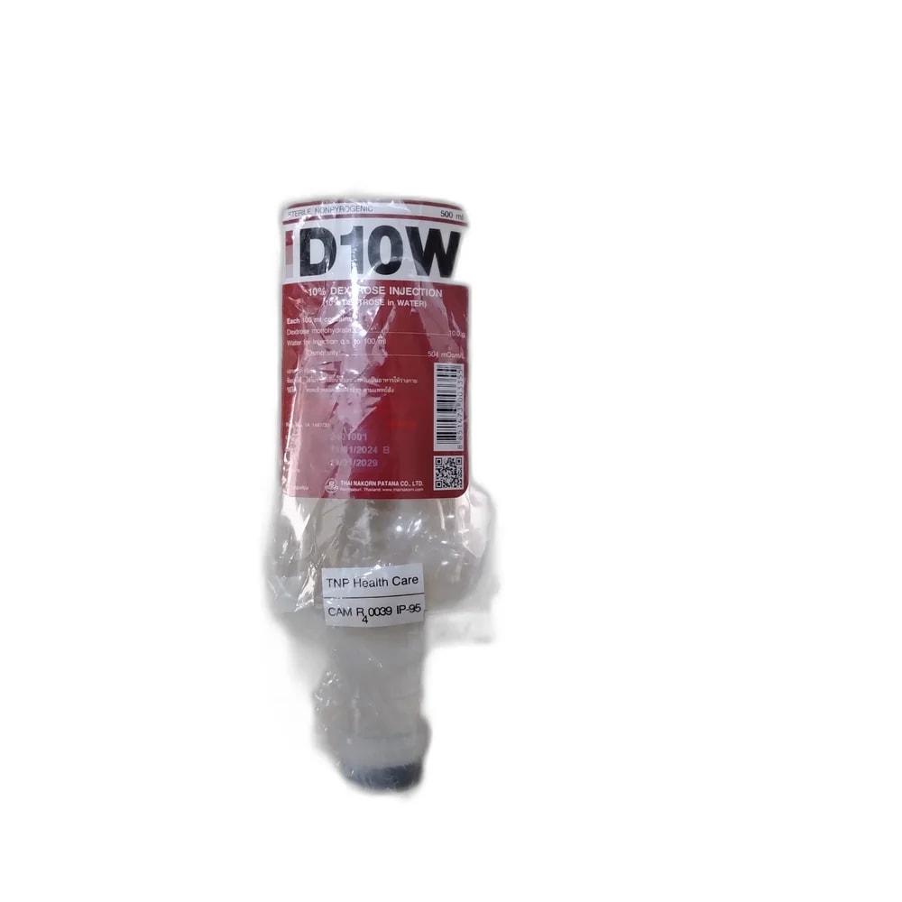 D10W 10% Dextrose in Water, 500 ml - PHARMACIE LA BELLE PHARMA