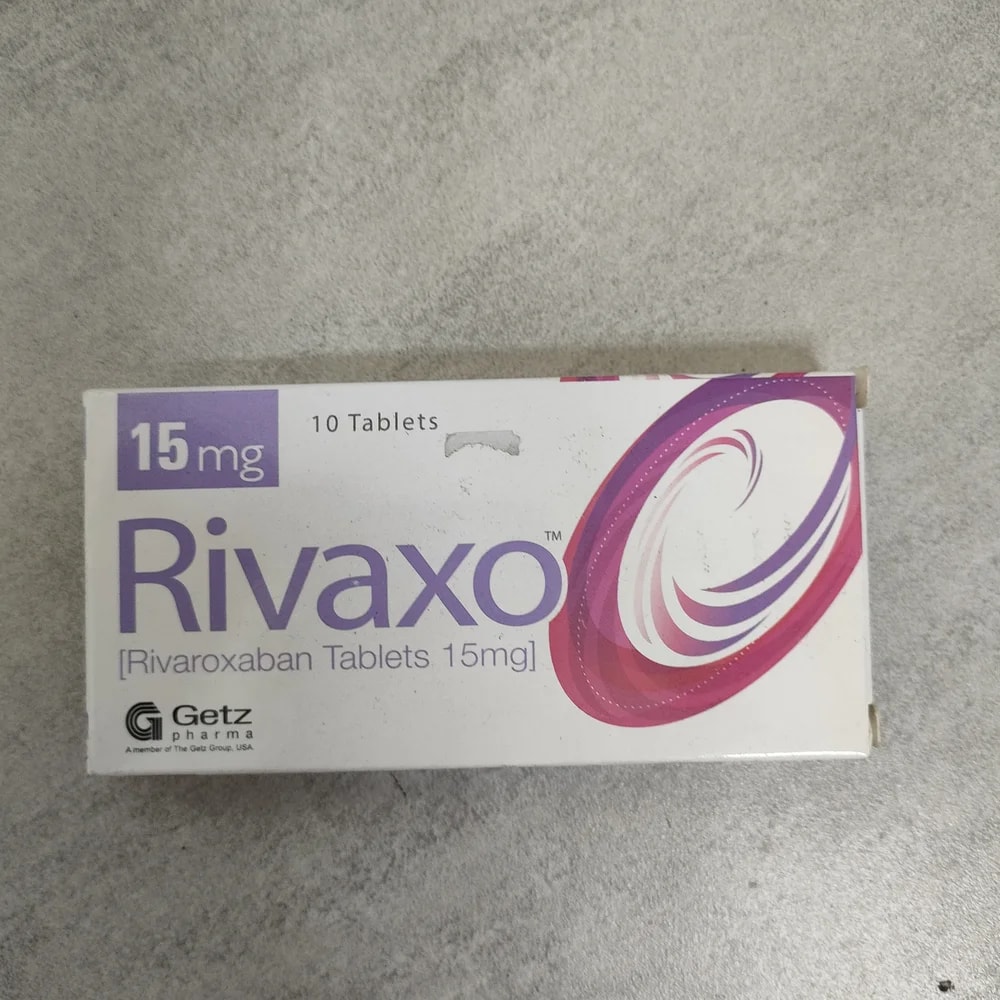 Rivaxo 15 mg 15 mg per tablet - Depot De Pharmacie "A" Kim Houy