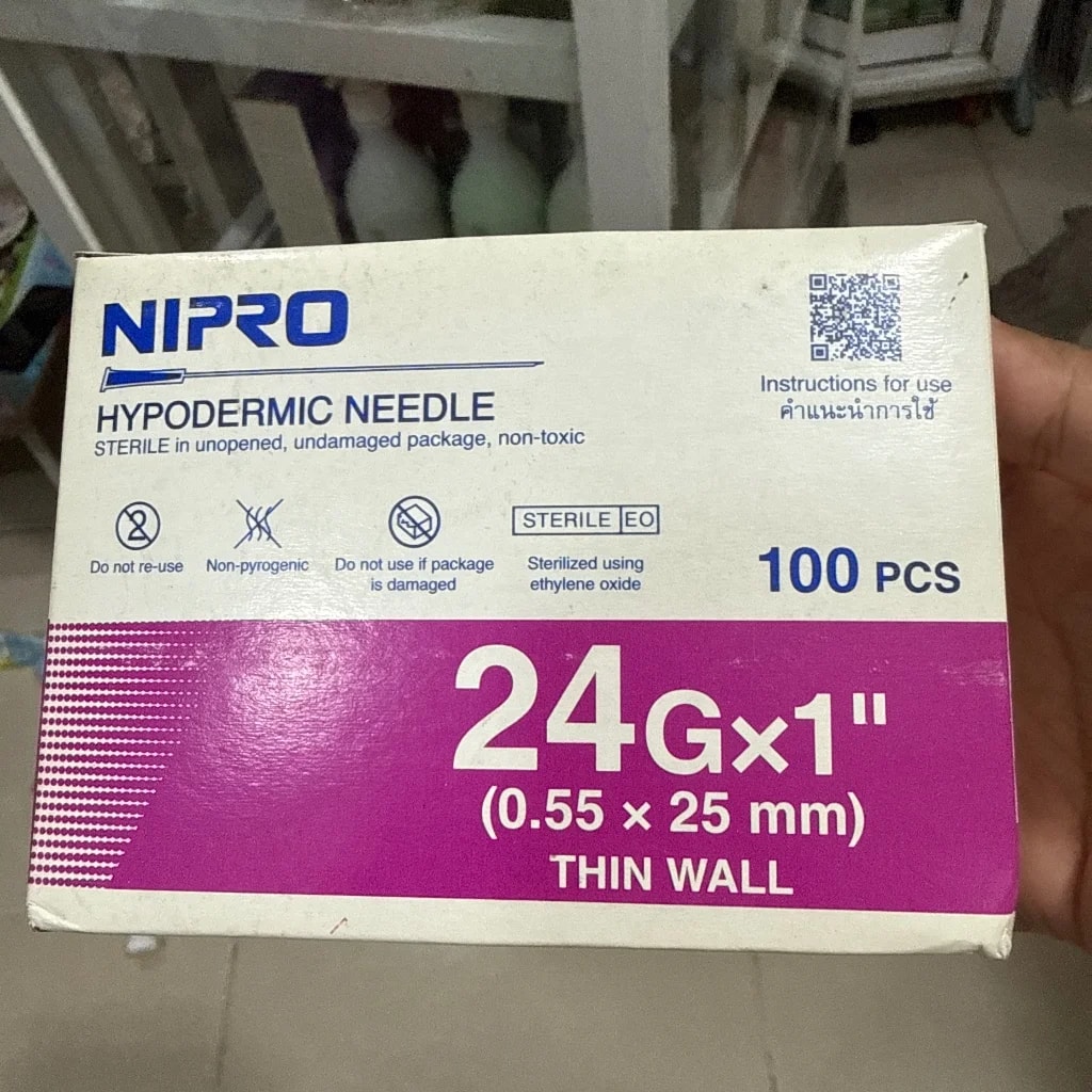 Nipro Hypodermaic Needle 24G - PONLEU DOUNG DARA PHARMACY