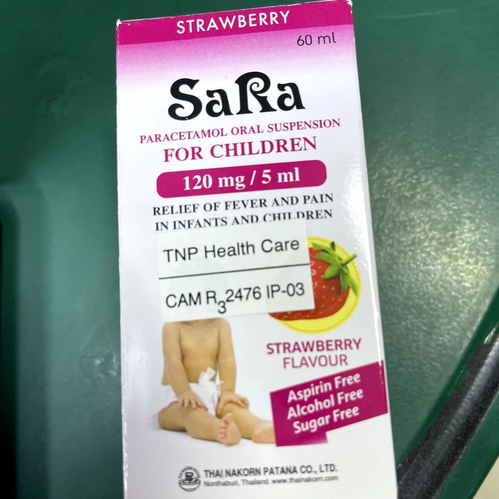 Sara (Pink) 60ml (120mg/5ml) - Pharmacy Rotha 2