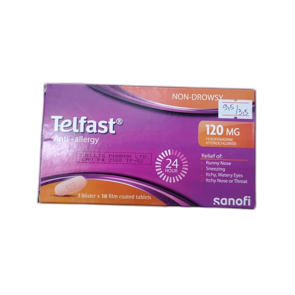 Telfast 120 mg - PHARMACIE LA BELLE PHARMA