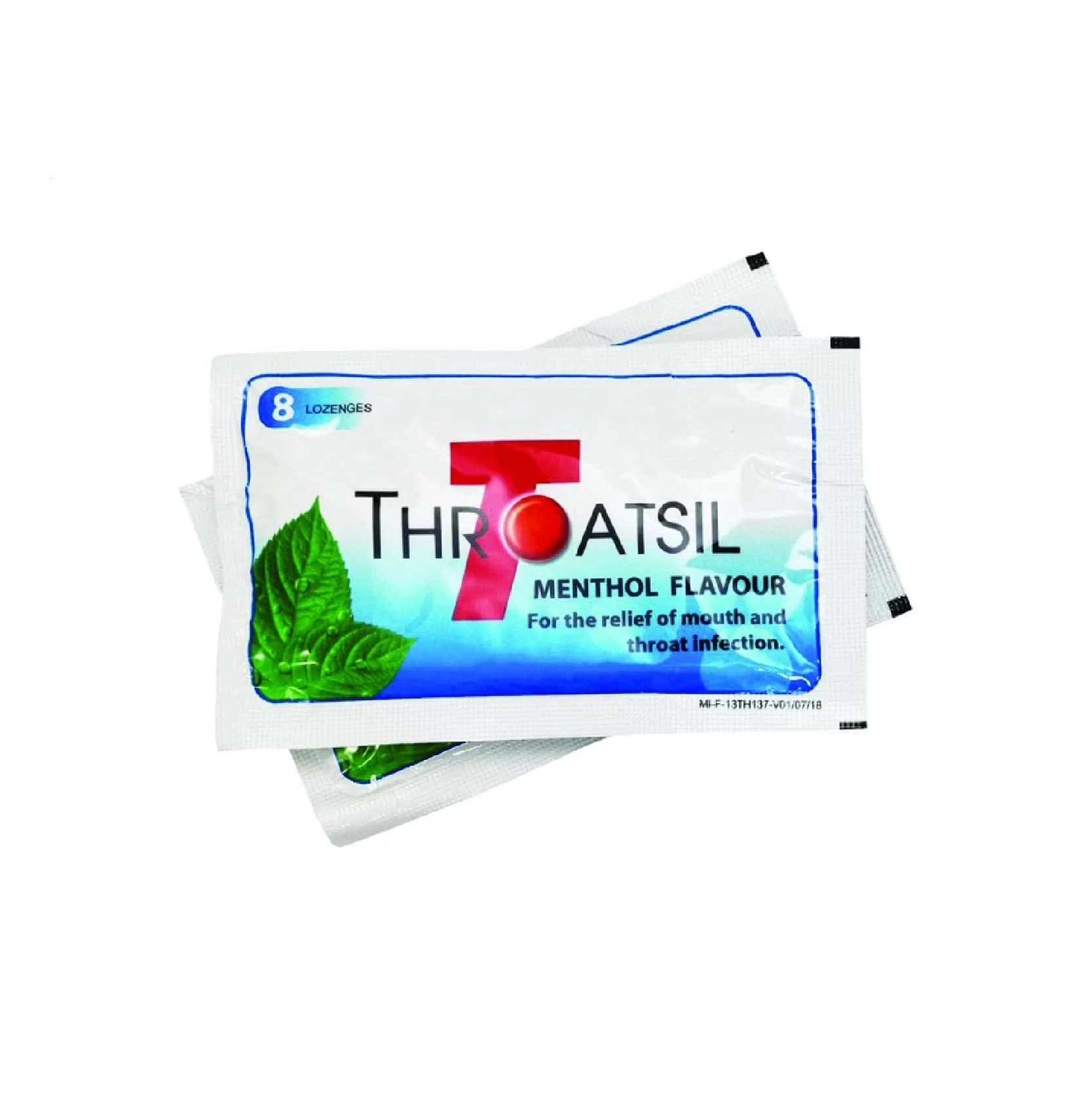 Throatsil Vitamin C 100mg + 2,4-Dichlorobenzyl alcohol 1.2mg + Amylmetacresol 0.6mg
