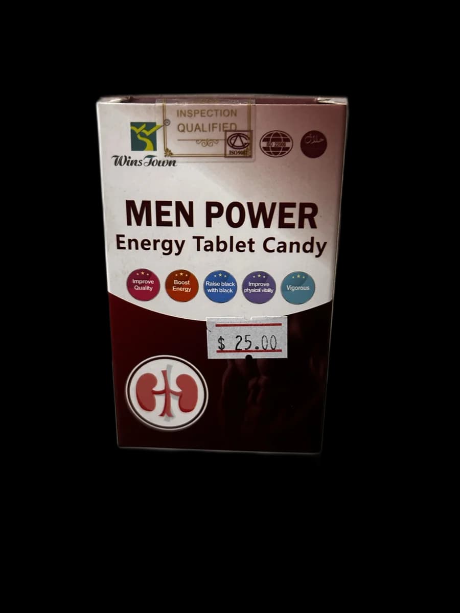 Men Power Energy Tablet Candy Herbal supplement
