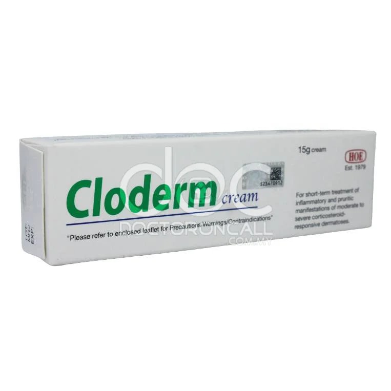 Cloderm Cream 0.05% w/w corticosteroid - α±ααααααΆα ααααΈαααα‘αΆαα