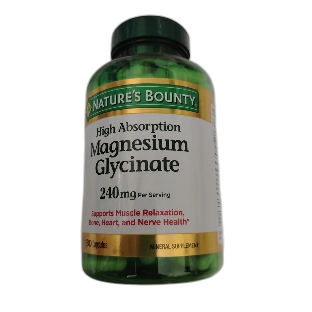 Nature's Bounty Magnesium Glycinate 240mg - DHOU CARE PHARMACY