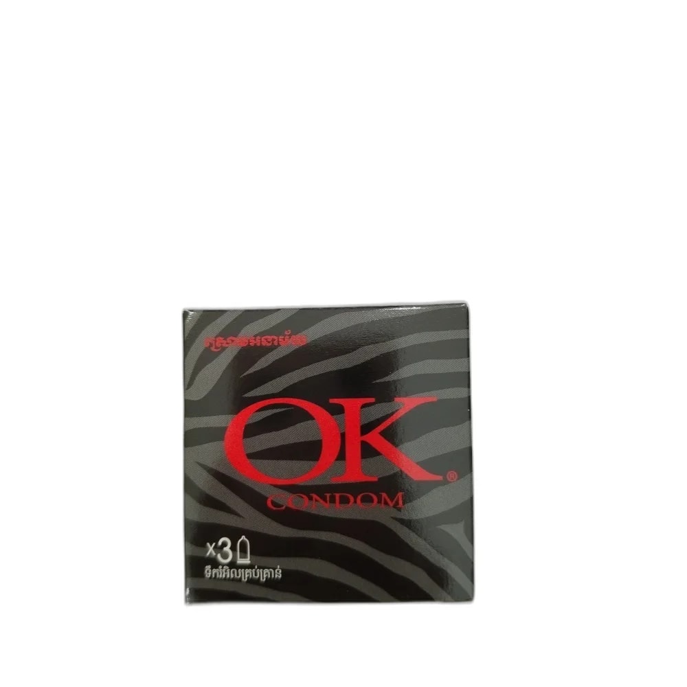 OK Condom 49 mm width / 170 mm length - ឱសថស្ថាន សុខលាភ