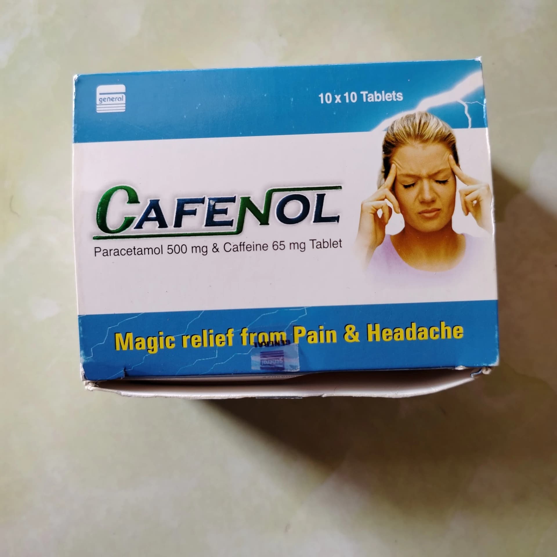 Cafenol Paracetamol 500mg + Caffeine 65mg
