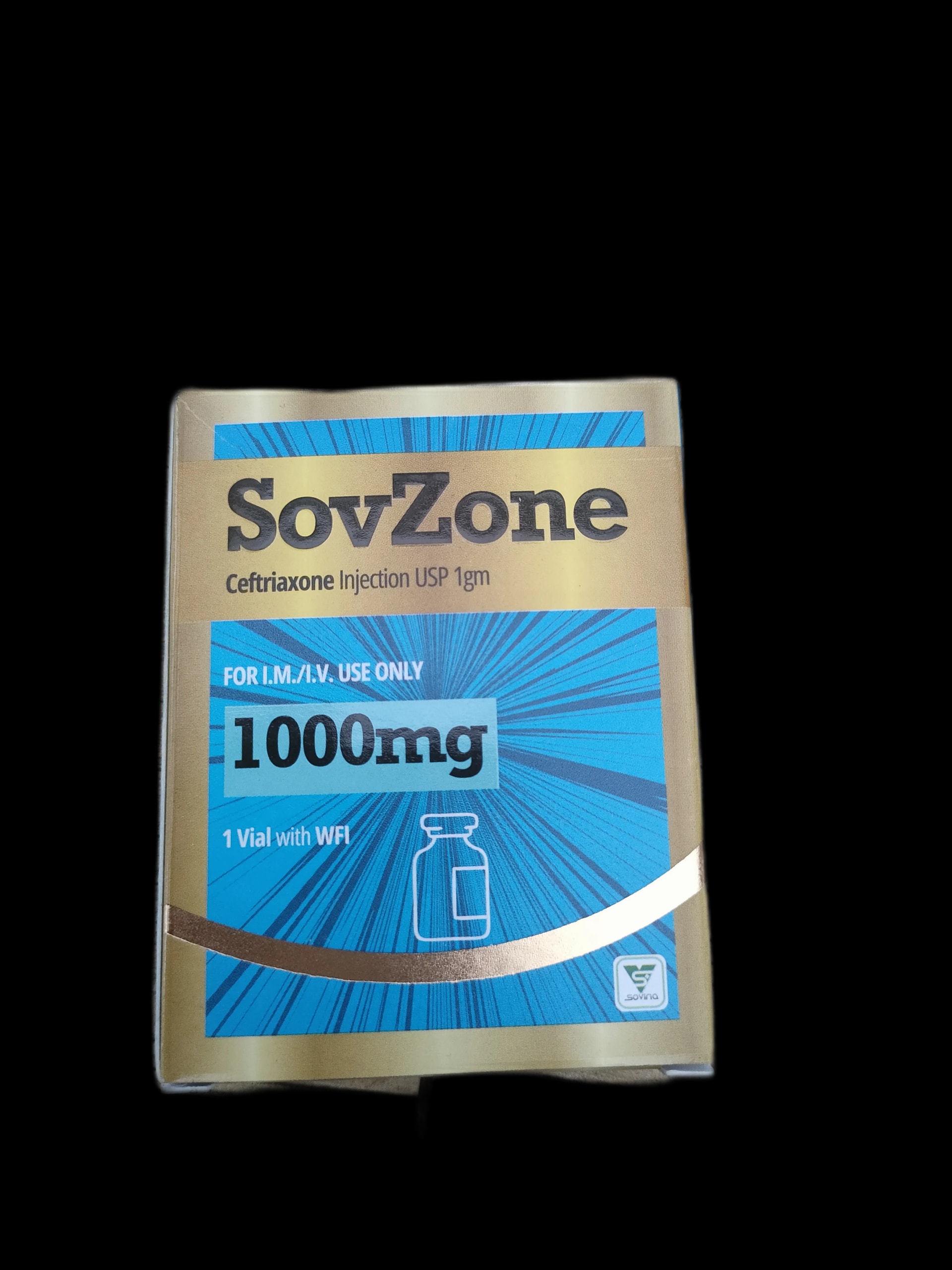 SovZone Ceftriaxone 1000mg Injection 1000mg - PHARMARCY DARA RAKSMEY KOK CHAMBOK