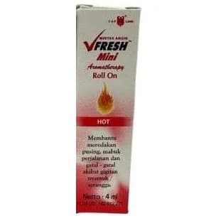 Vfresh Mini Aromatherapy Roll On Hot 4 ml