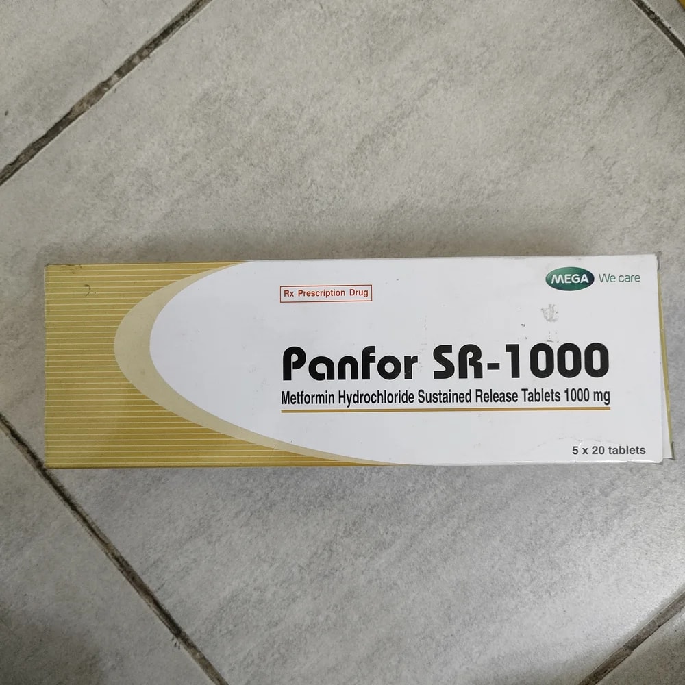 Panfor SR-1000 1000 mg - Depot De Pharmacie "A" Kim Houy
