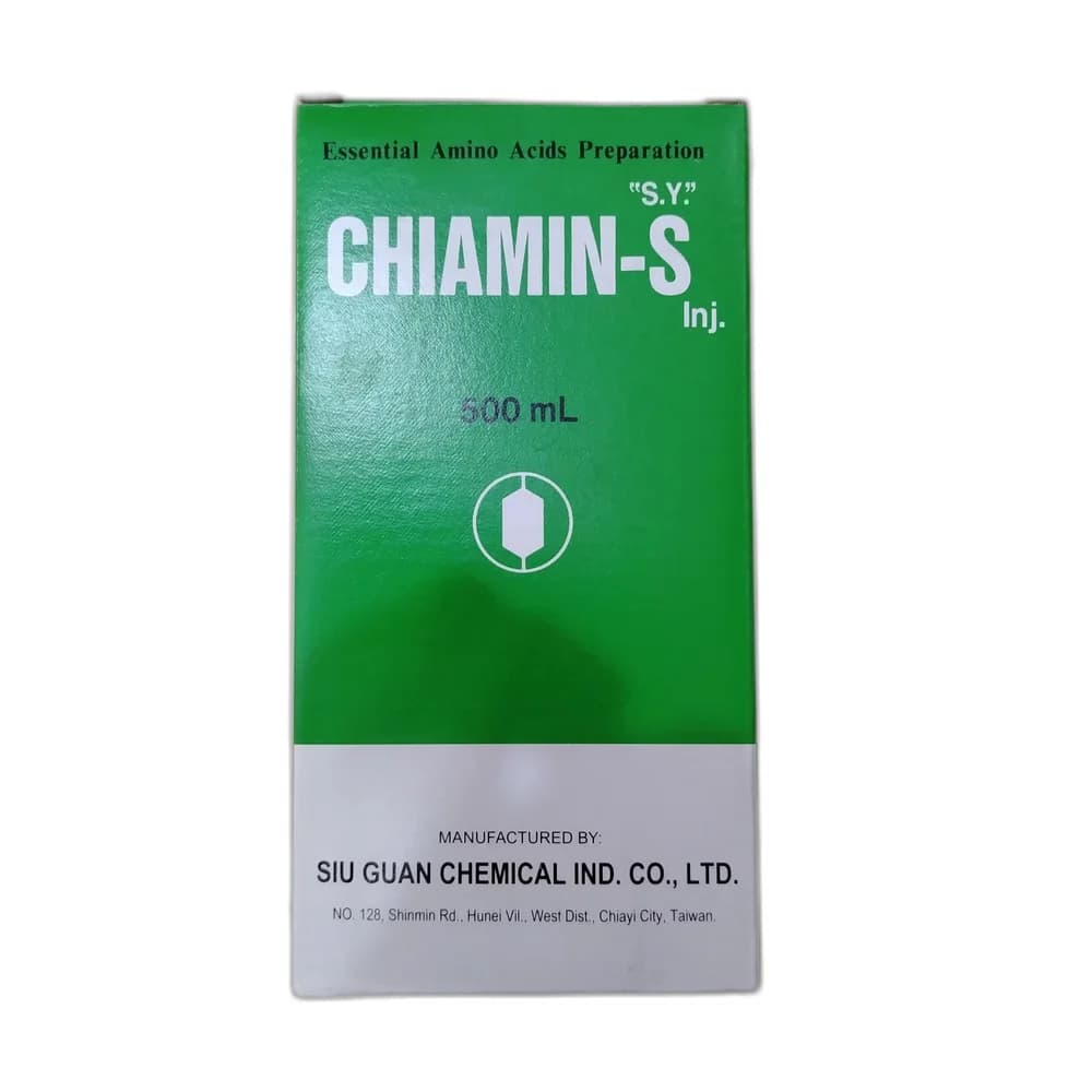 Chiamin-S Essential amino acids preparation, 500 mL