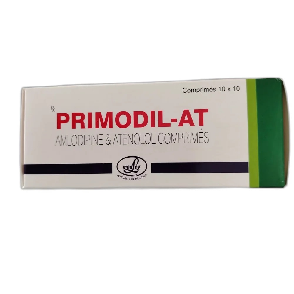 Primodil-AT Amlodipine 5 mg / Atenolol 50 mg - Oudom Puthik Pharmacy