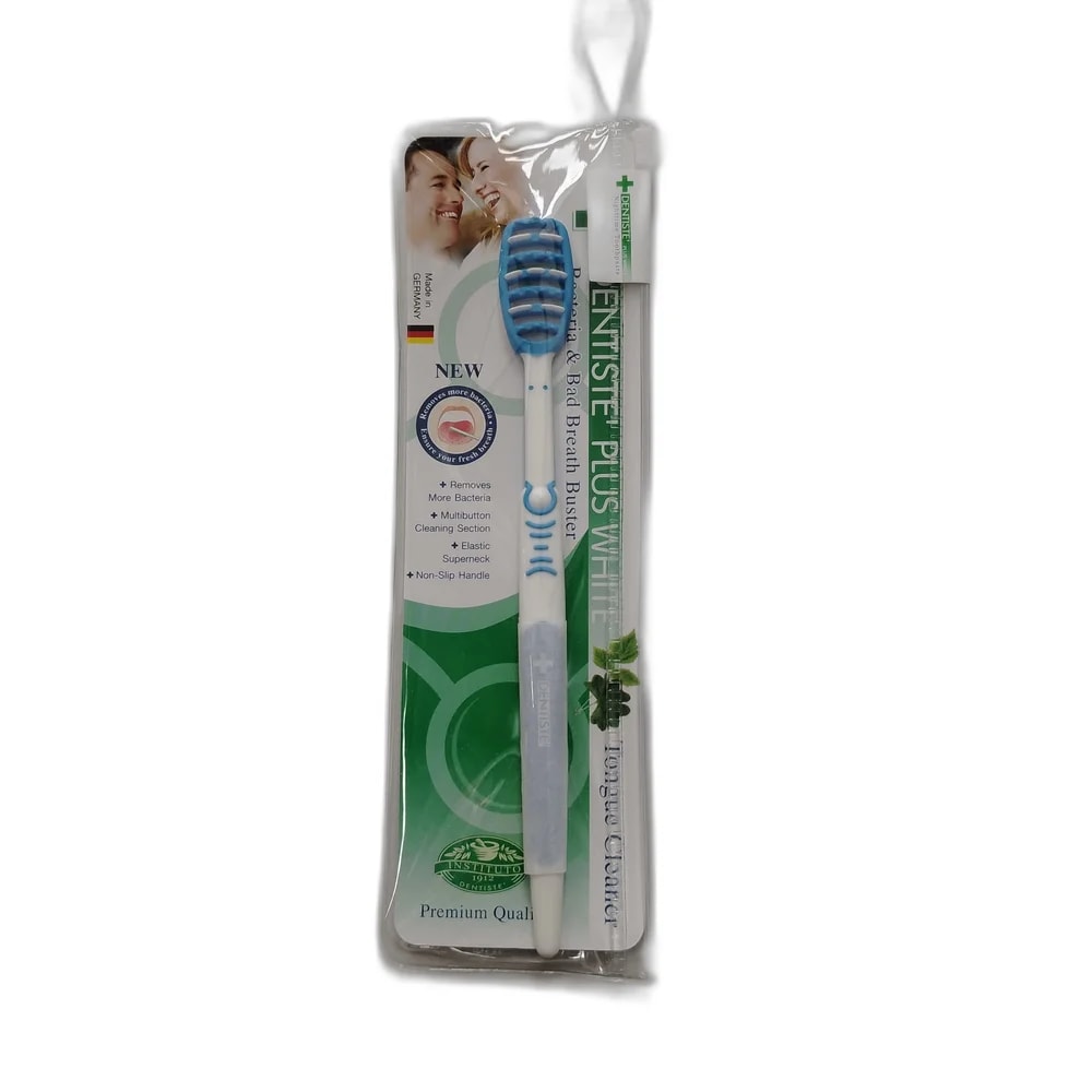 Dentiste' Plus White Tongue Cleaner Bacteria & bad breath buster - PHARMACIE RATANAK