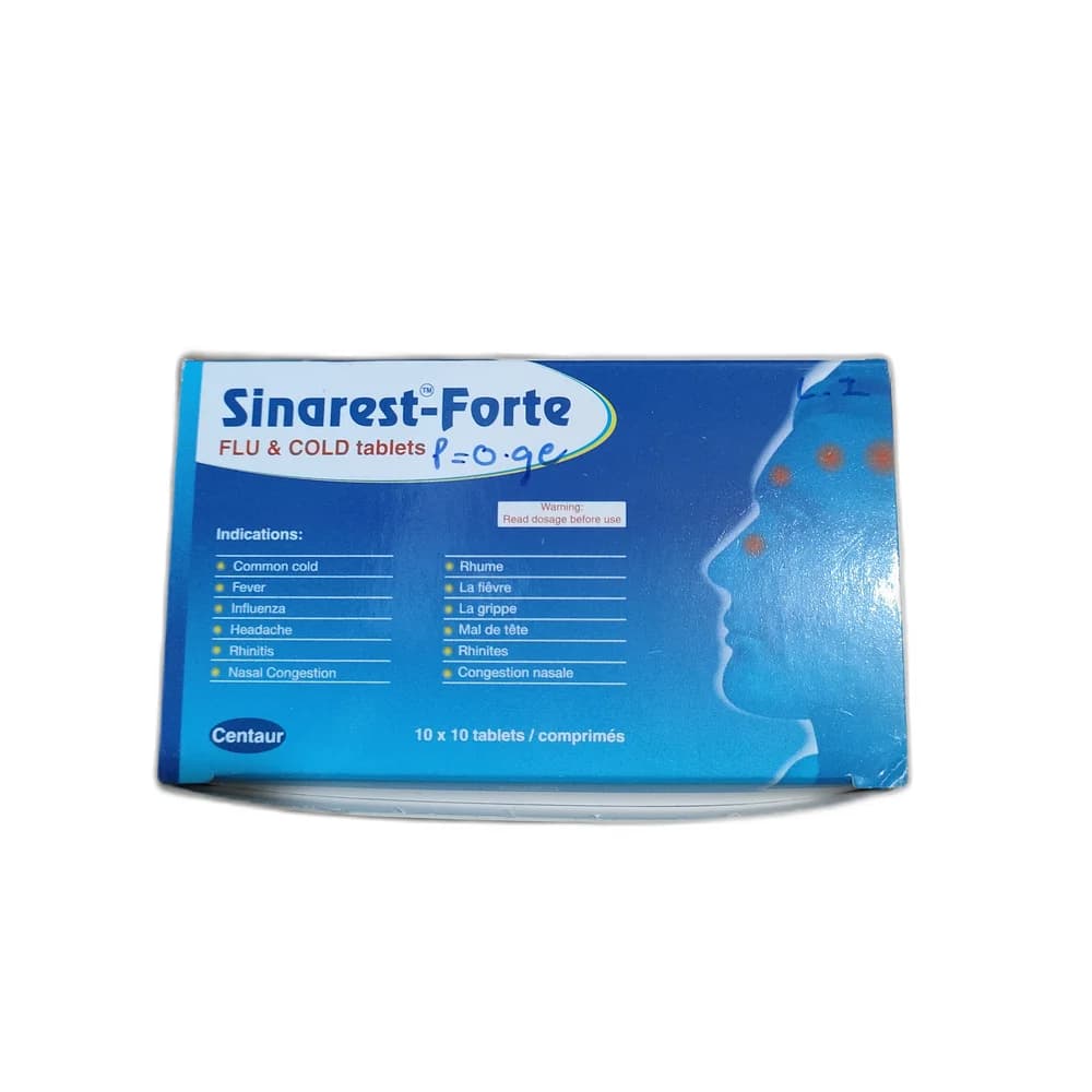 Sinarest-Forte 500 mg / 10 mg / 2 mg / 30 mg