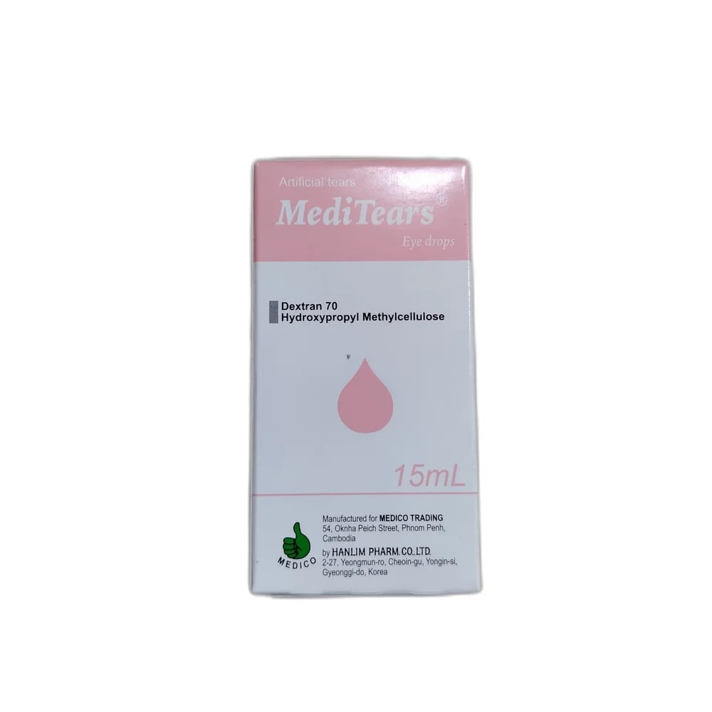 MediTears 0.1% / 0.3% - PHARMACIE LA BELLE PHARMA