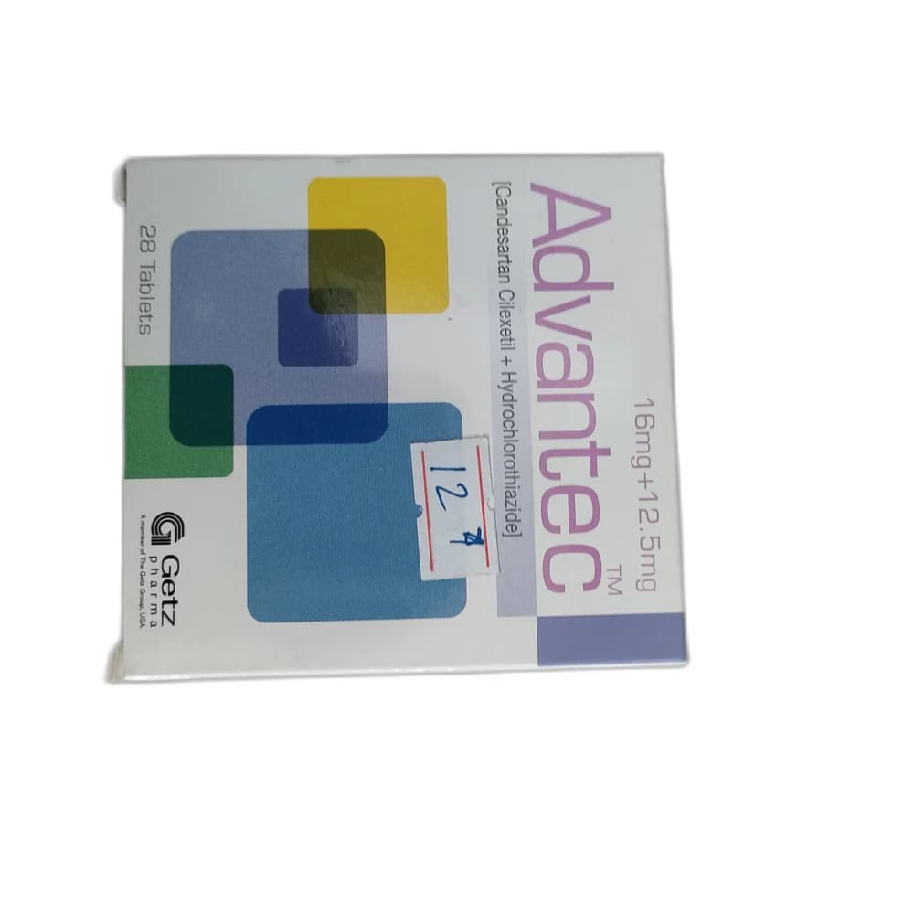 Advantec Candesartan 16 mg + Hydrochlorothiazide 12.5 mg