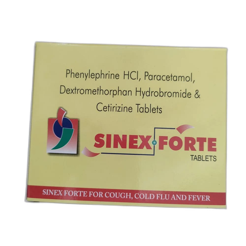 Sinex Forte 5 mg / 500 mg / 10 mg / 5 mg