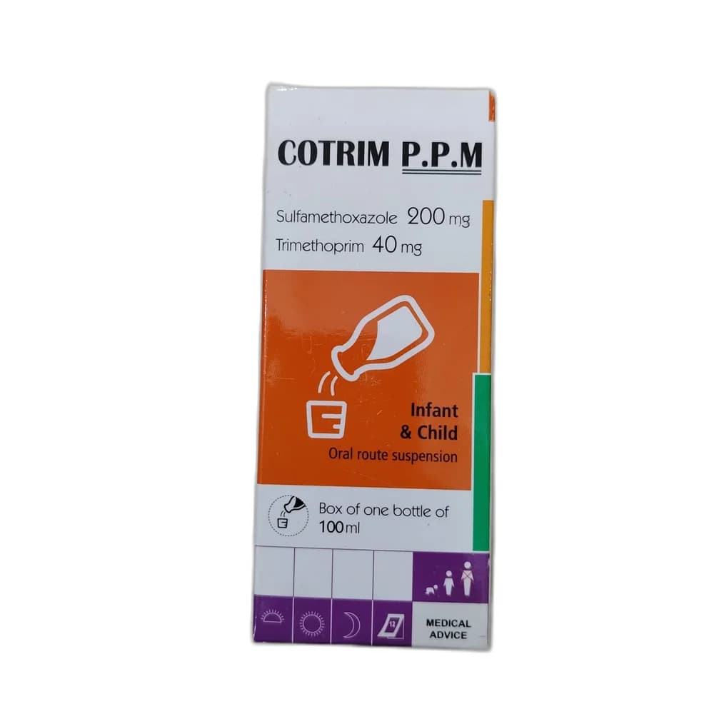 Cotrim P.P.M 200 mg + 40 mg / 5 mL