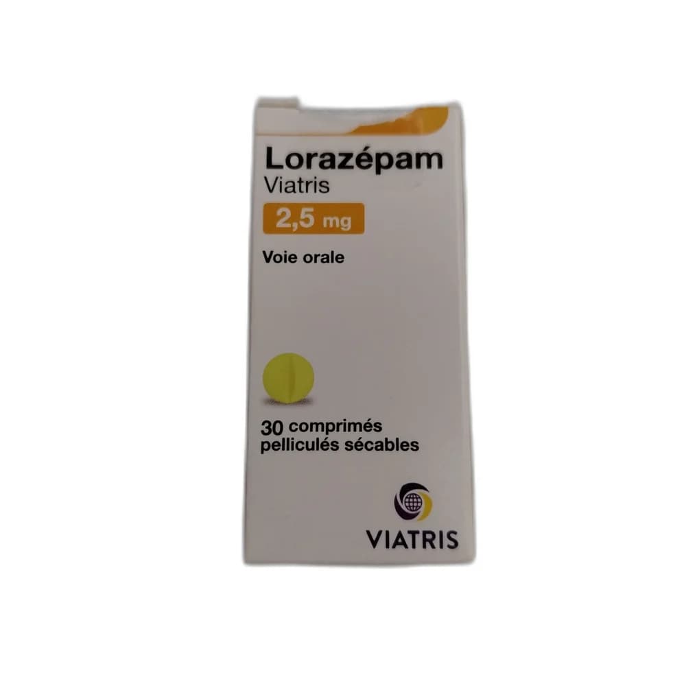 Lorazépam Viatris 2.5 mg