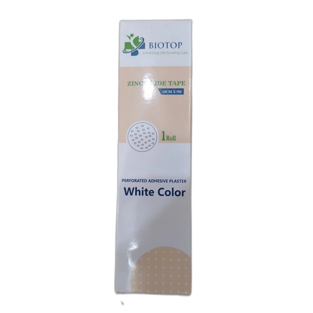 Biotop Zinc Oxide Tape 18 cm x 5 m - PHARMACIE LA BELLE PHARMA