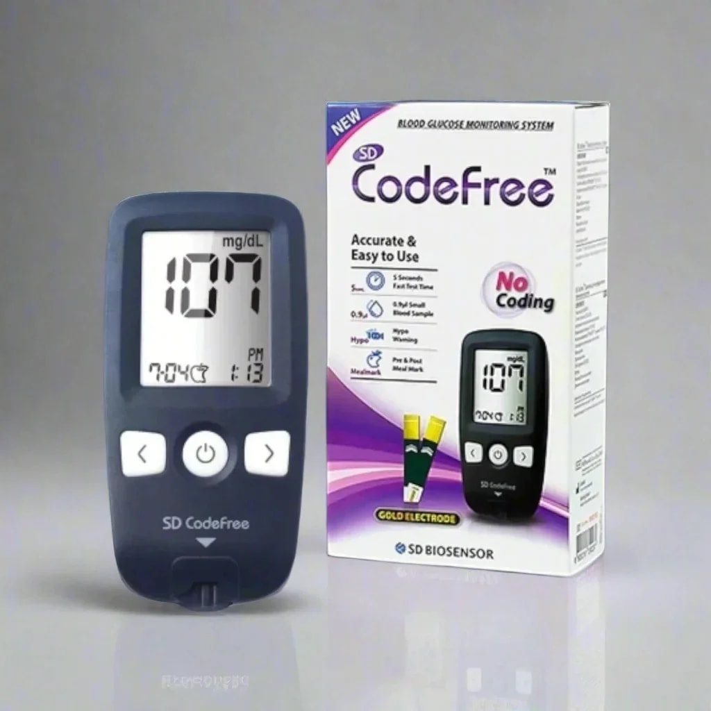 Codefree blood glucose monitor system - PONLEU DOUNG DARA PHARMACY