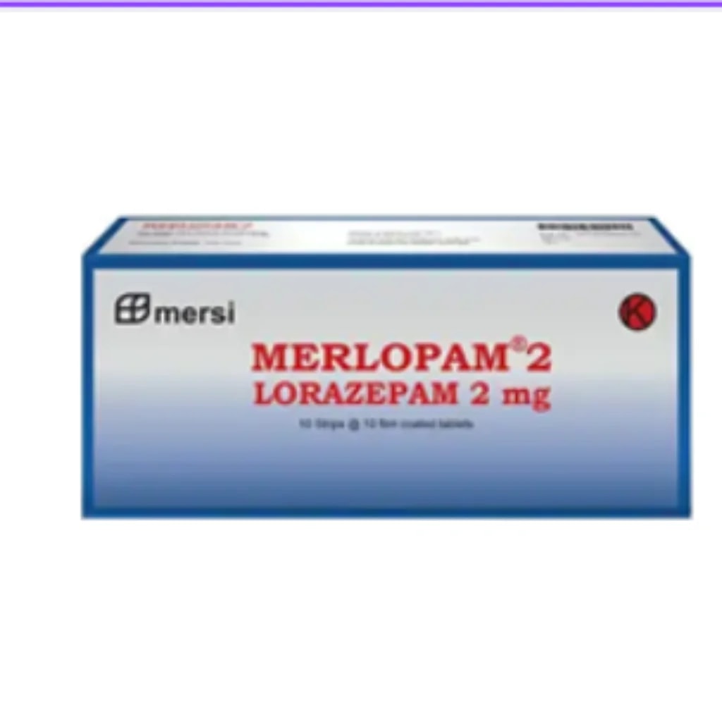Merlopam 2mg (Lorazepam) 2mg - Phnom Penh Care Pharmacy 2ND Floor / Under CENTRAL HOSPITAL