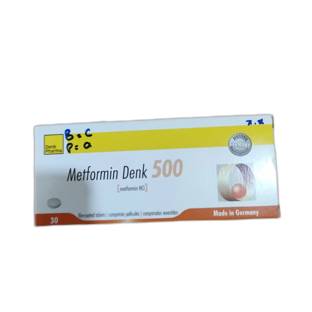 Metformin Denk 500 500 mg - Reachvong Pharmacy